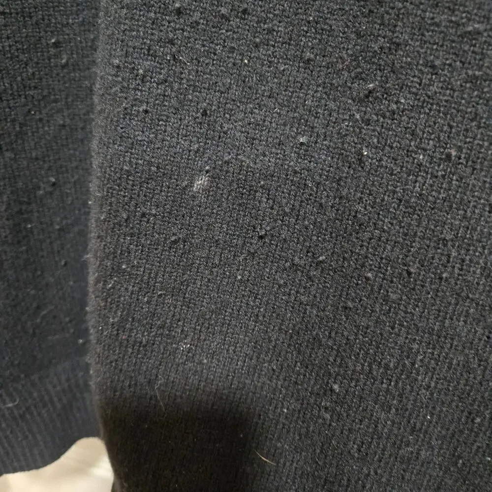 Polo Ralph Lauren Black Lambswool V Neck Sweater XL